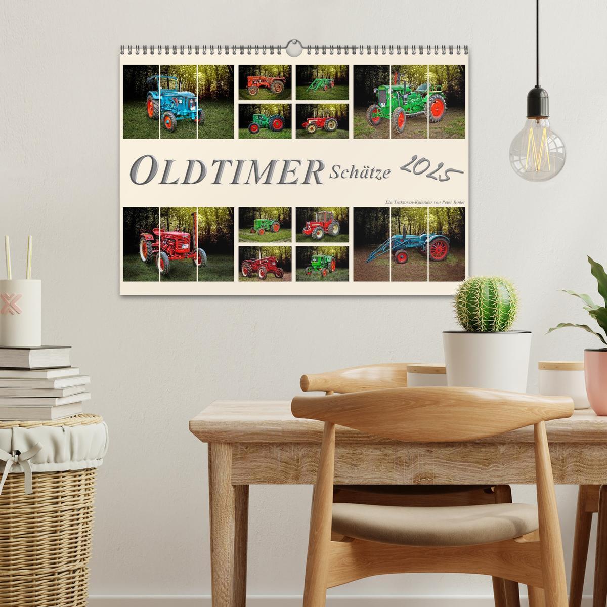 Bild: 9783435607341 | Oldtimer Schätze. Ein Traktoren-Kalender (Wandkalender 2025 DIN A3...