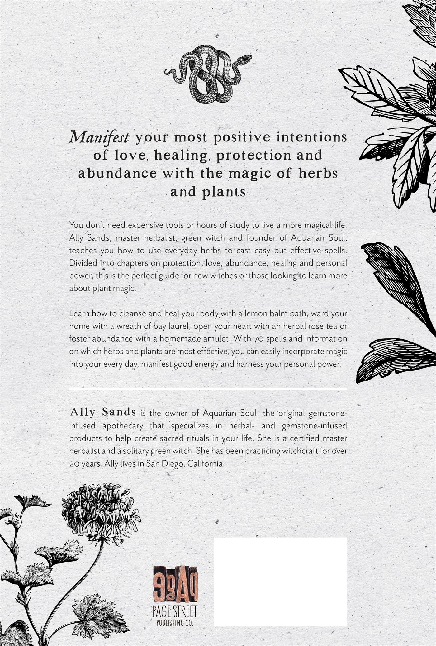 Rückseite: 9781645670032 | Plant Magic for the Beginner Witch | Ally Sands | Buch | Englisch