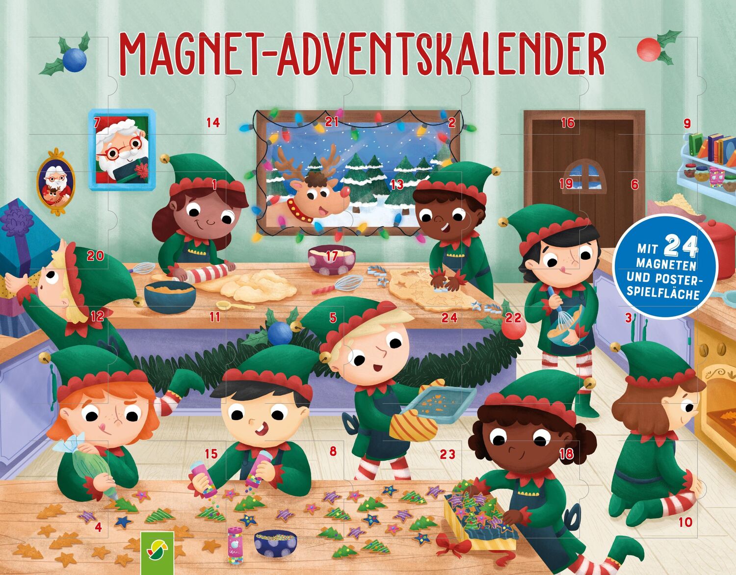 Cover: 9783849943868 | Magnet-Adventskalender | Schwager &amp; Steinlein Verlag | Kalender | 4 S.