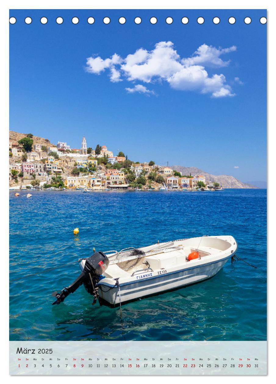 Bild: 9783435852260 | Rhodos und Symi, Insel der Schwammtaucher (Tischkalender 2025 DIN...