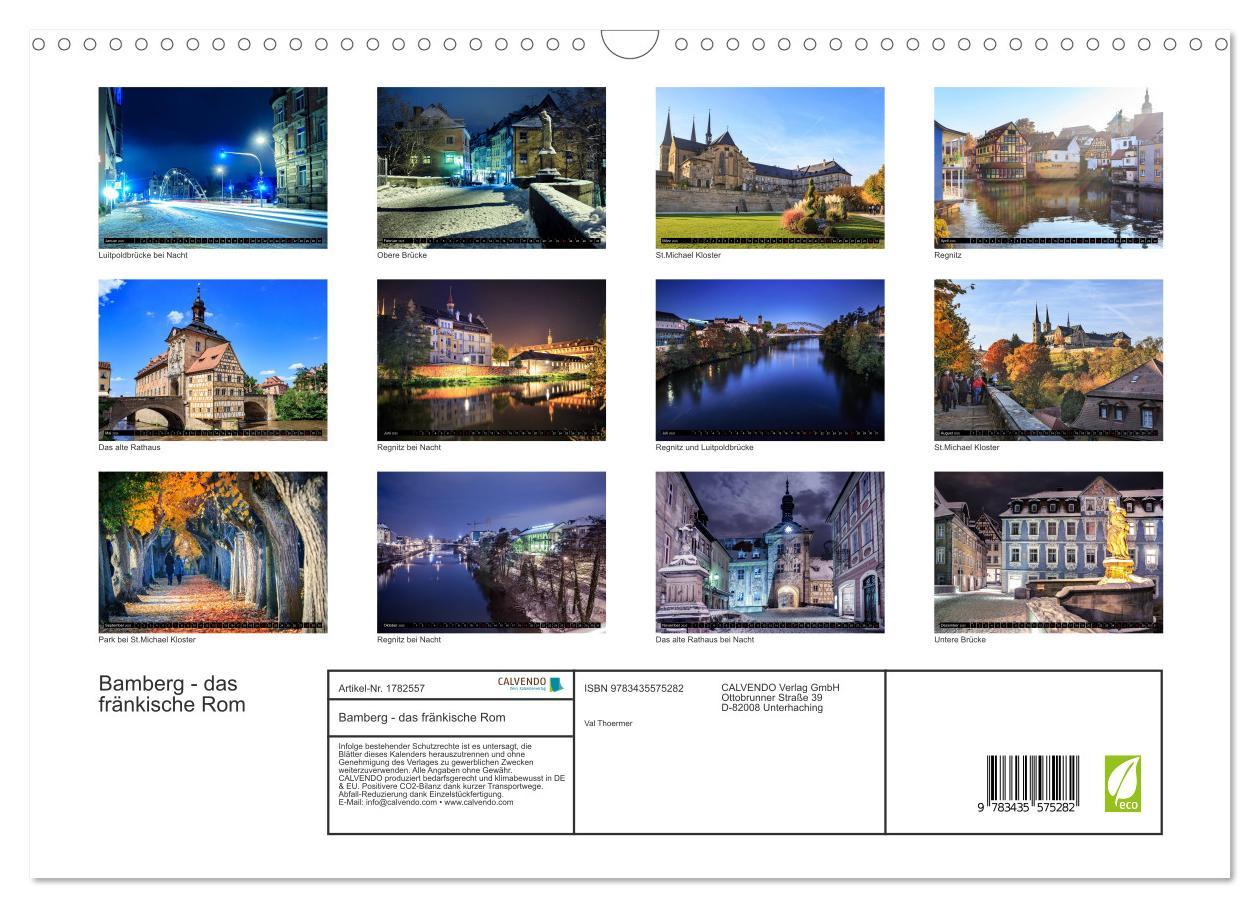 Bild: 9783435575282 | Bamberg - das fränkische Rom (Wandkalender 2025 DIN A3 quer),...