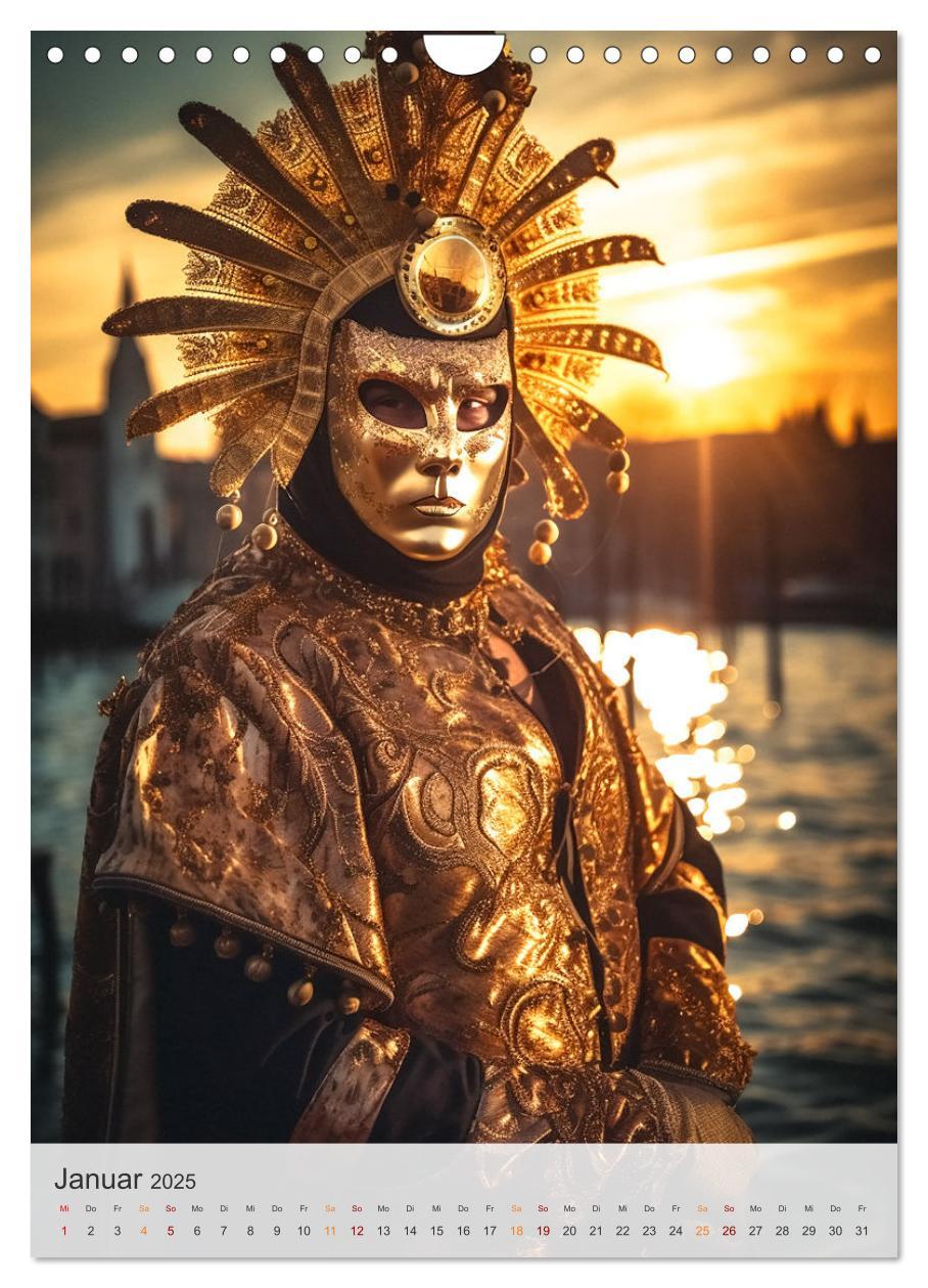 Bild: 9783435873814 | Karneval in Venedig (Wandkalender 2025 DIN A4 hoch), CALVENDO...