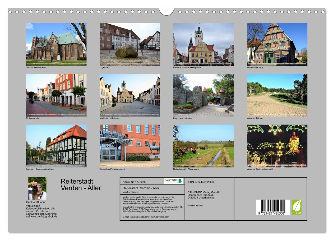 Bild: 9783435491308 | Reiterstadt Verden - Aller (Wandkalender 2025 DIN A3 quer),...