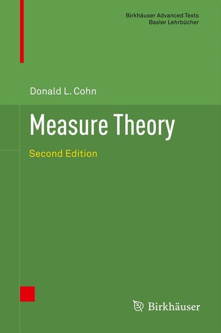 Cover: 9781461469551 | Measure Theory | Second Edition | Donald L. Cohn | Buch | xxi | 2013