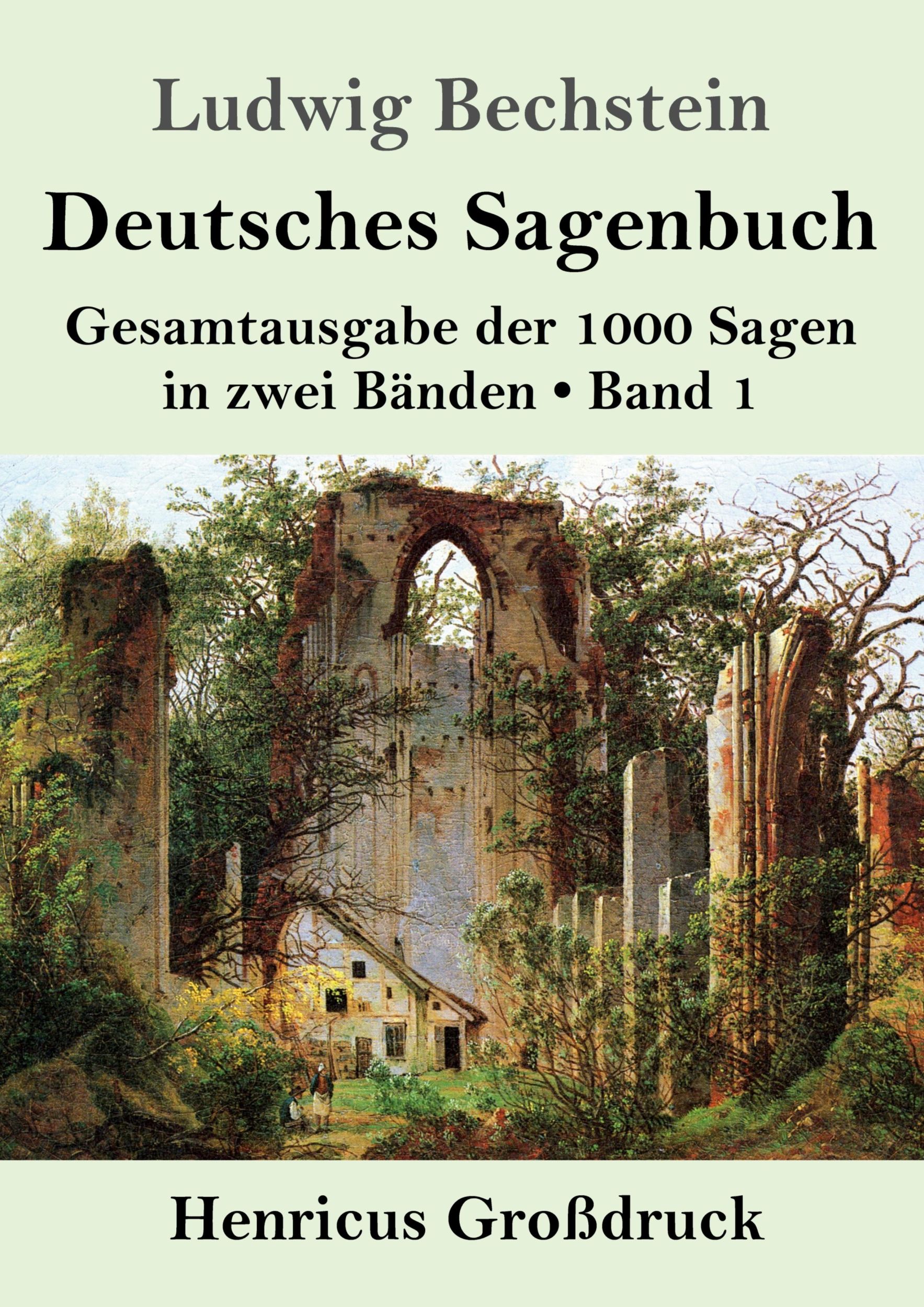 Cover: 9783847847502 | Deutsches Sagenbuch (Großdruck) | Ludwig Bechstein | Taschenbuch