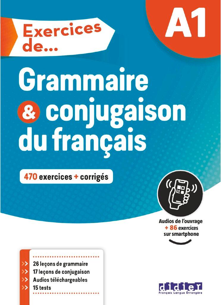 Cover: 9782278095544 | Exercices de... A1: Grammaire &amp; conjugaison du français - 470...