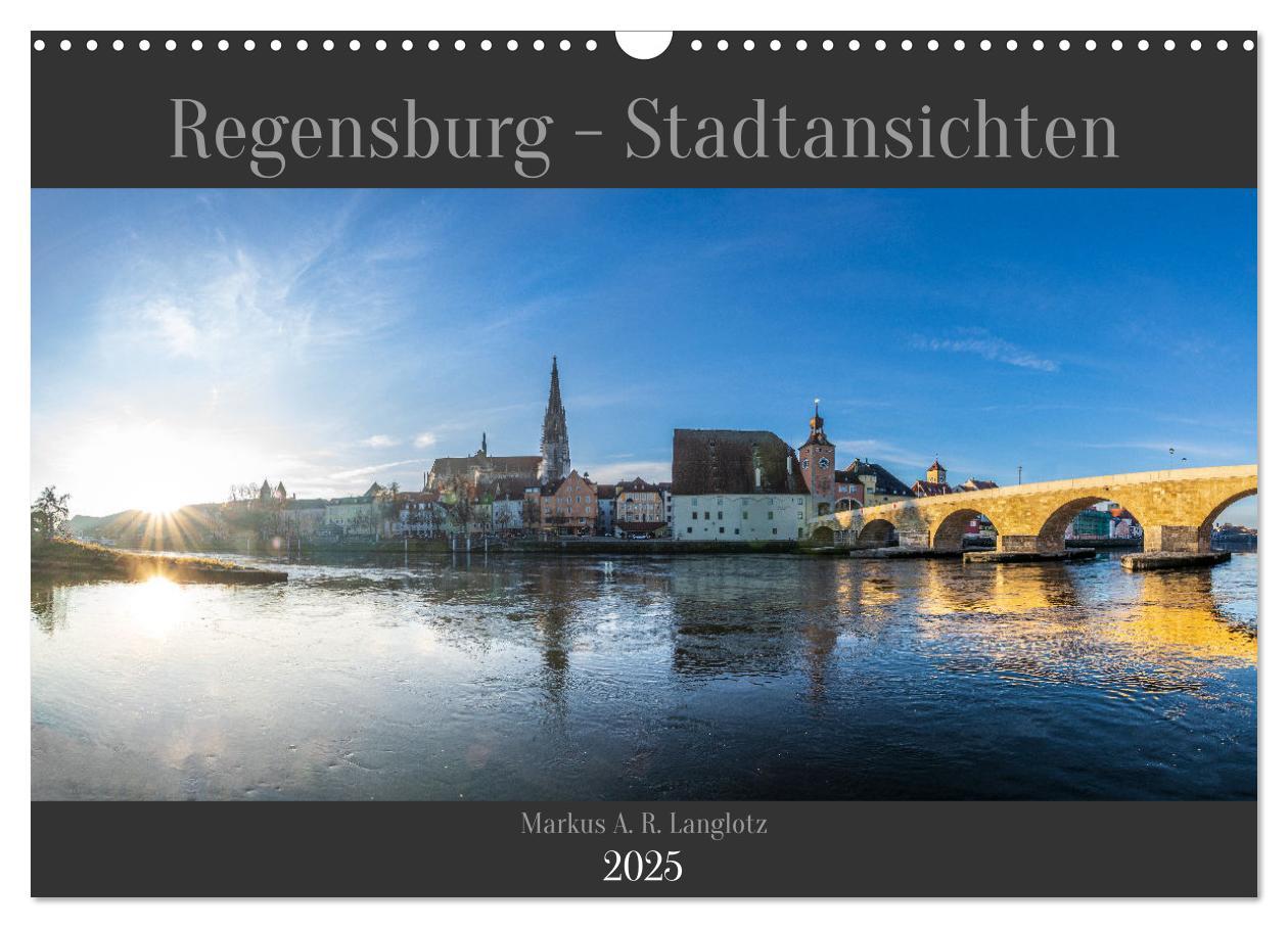 Cover: 9783435019274 | Regensburg - Stadtansichten (Wandkalender 2025 DIN A3 quer),...