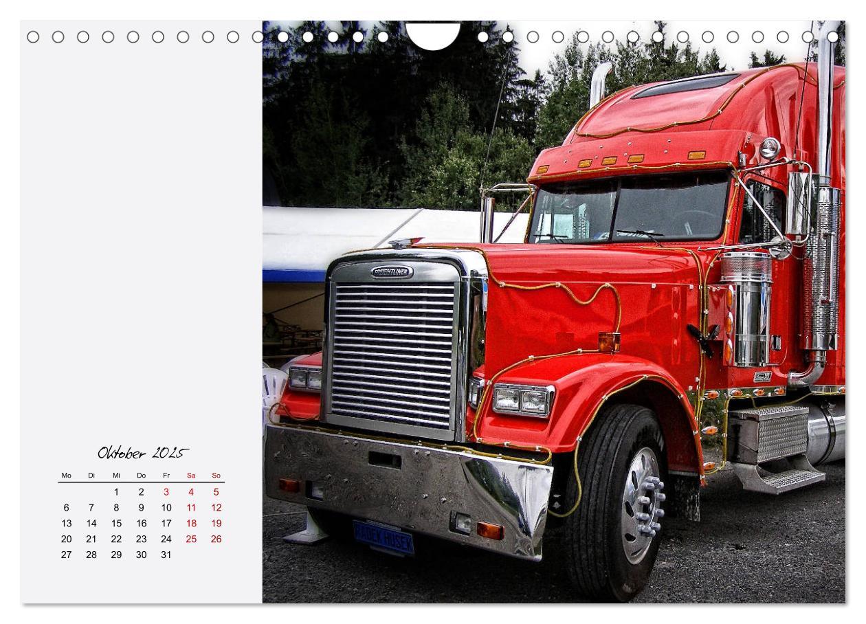 Bild: 9783435338702 | Langhauber. Coole Trucks in den USA (Wandkalender 2025 DIN A4...