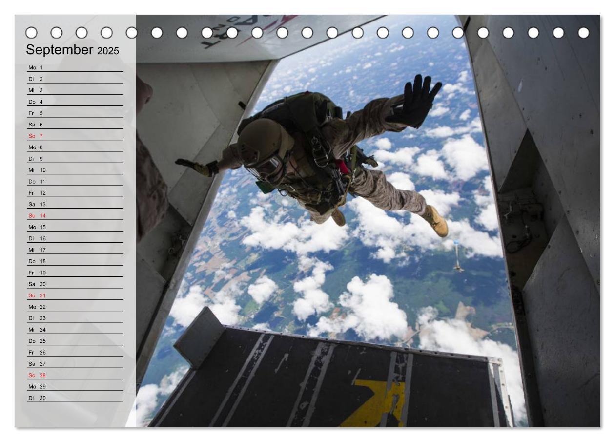 Bild: 9783435546633 | Fallschirmspringer. Absprung der U.S. Navy Seals (Tischkalender...