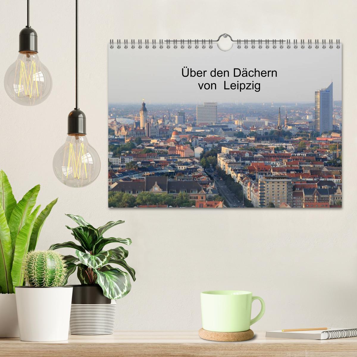 Bild: 9783435654994 | Über den Dächern von Leipzig (Wandkalender 2025 DIN A4 quer),...