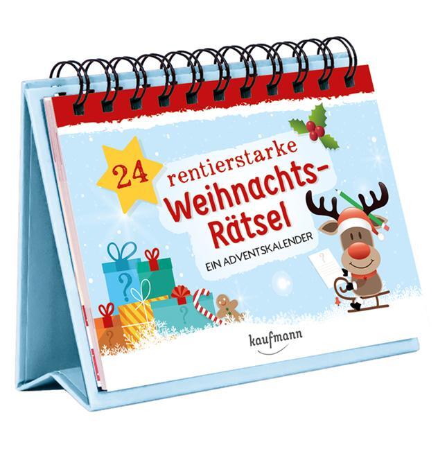 Cover: 9783780613509 | 24 rentierstarke Weihnachtsrätsel | Ein Adventskalender | Lamping