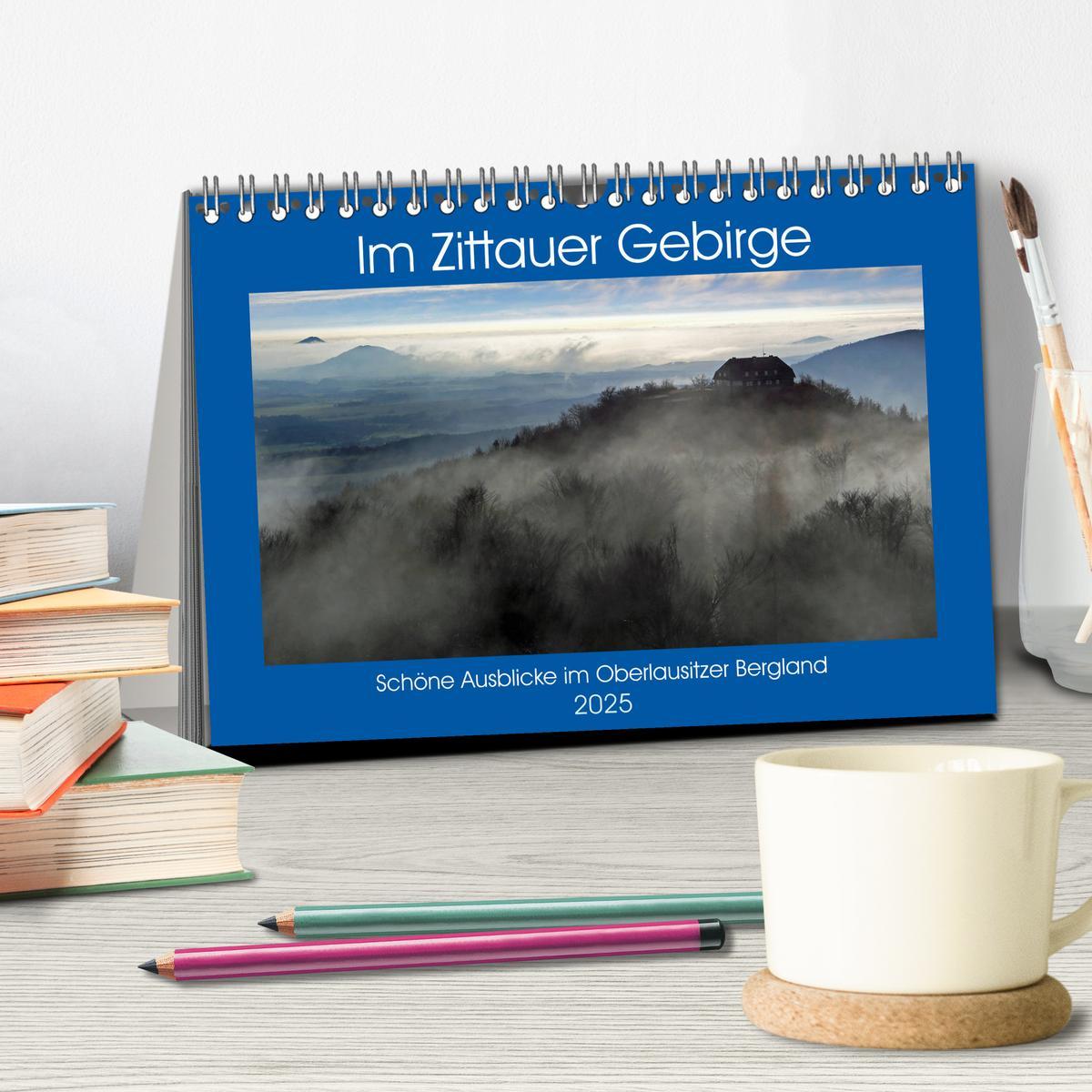 Bild: 9783435430673 | Das Zittauer Gebirge - (Tischkalender 2025 DIN A5 quer), CALVENDO...