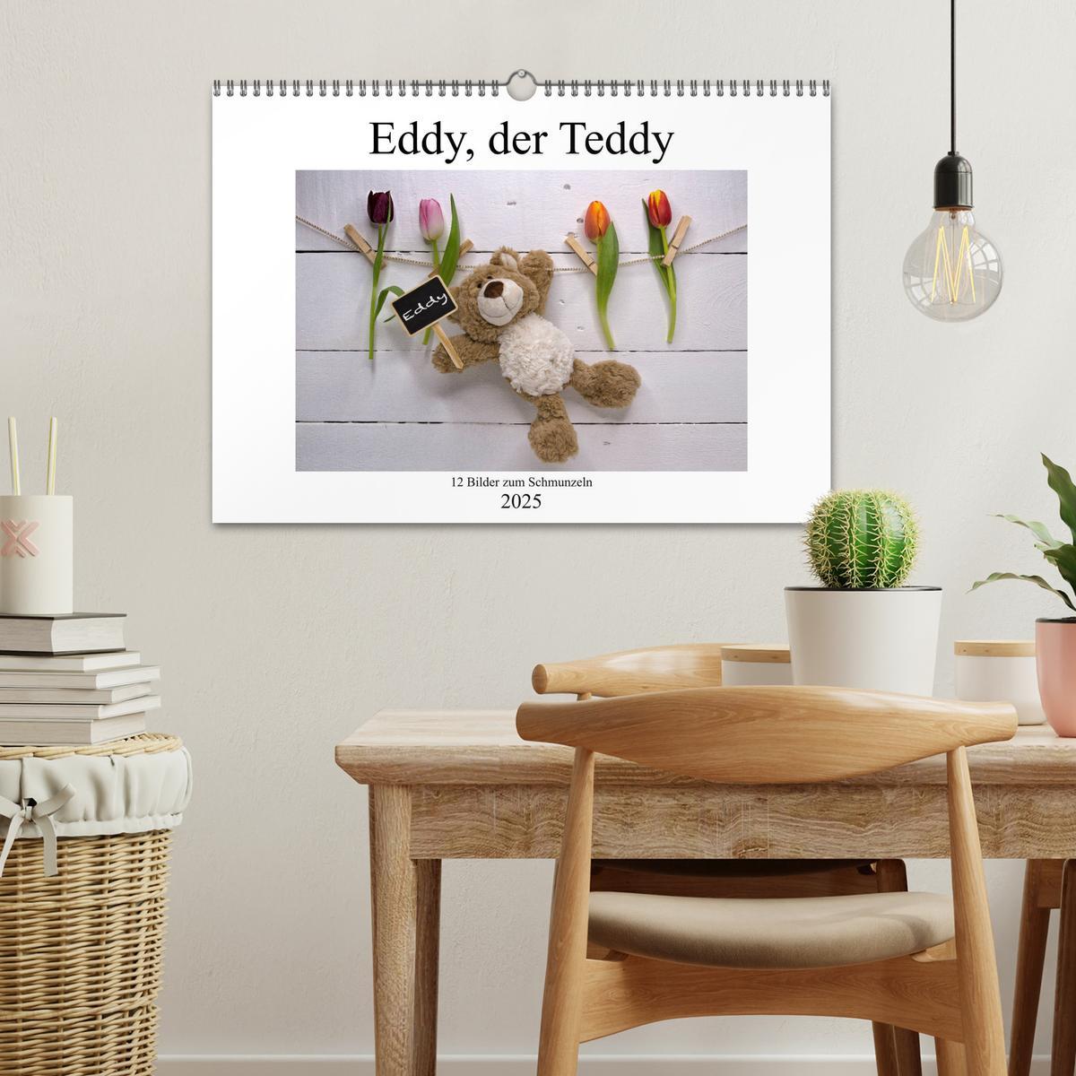 Bild: 9783435253432 | Eddy, der Teddy - 12 Bilder zum Schmunzeln (Wandkalender 2025 DIN...