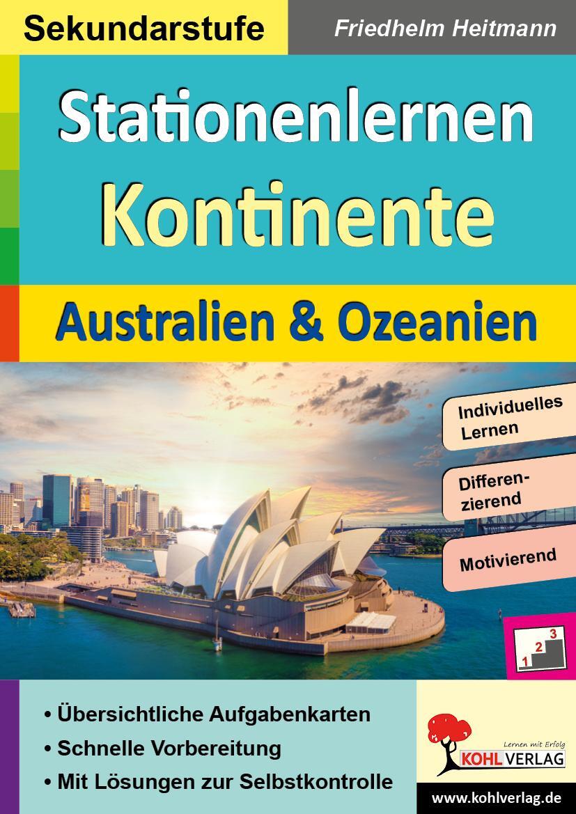 Cover: 9783985581726 | Stationenlernen Kontinente / Australien &amp; Ozeanien | Heitmann | Buch