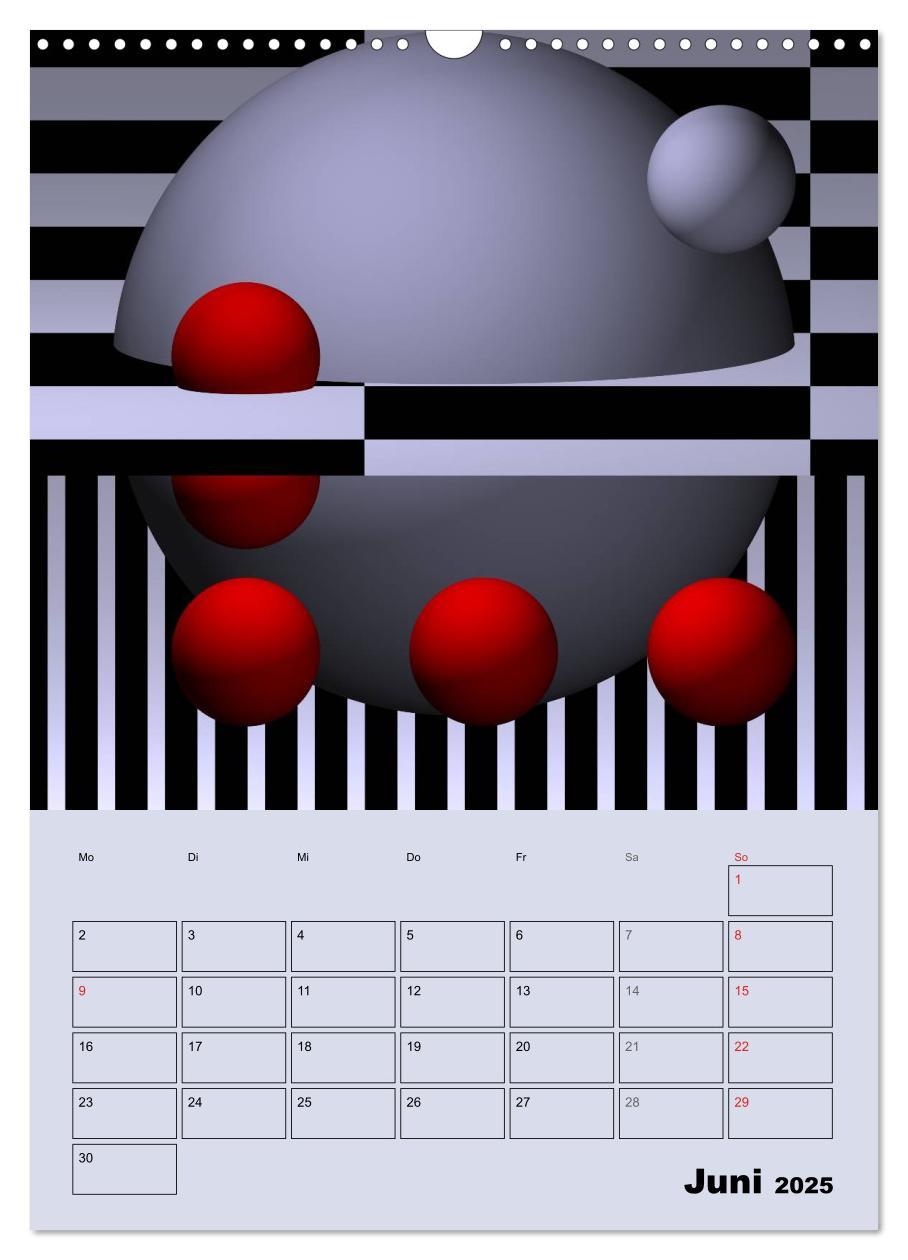 Bild: 9783457009994 | OpArt und mehr (Wandkalender 2025 DIN A3 hoch), CALVENDO...