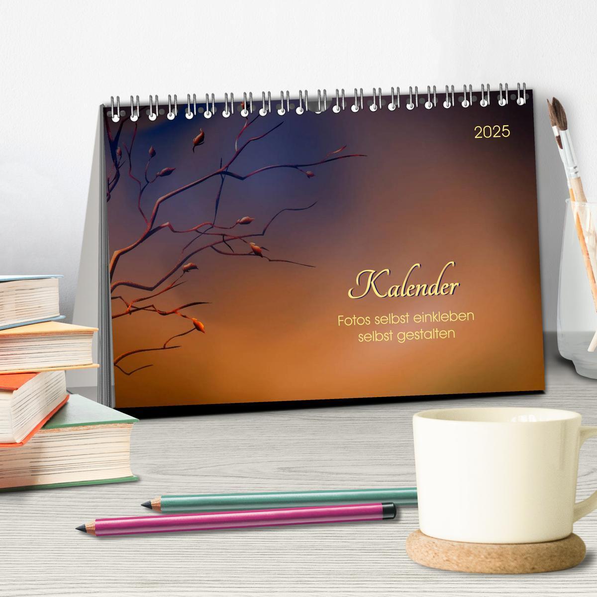 Bild: 9783435569762 | Kalender, Fotos selbst einkleben, selbst gestalten (Tischkalender...