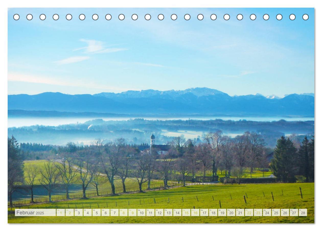 Bild: 9783435206575 | Wunderschönes Oberbayern (Tischkalender 2025 DIN A5 quer), CALVENDO...