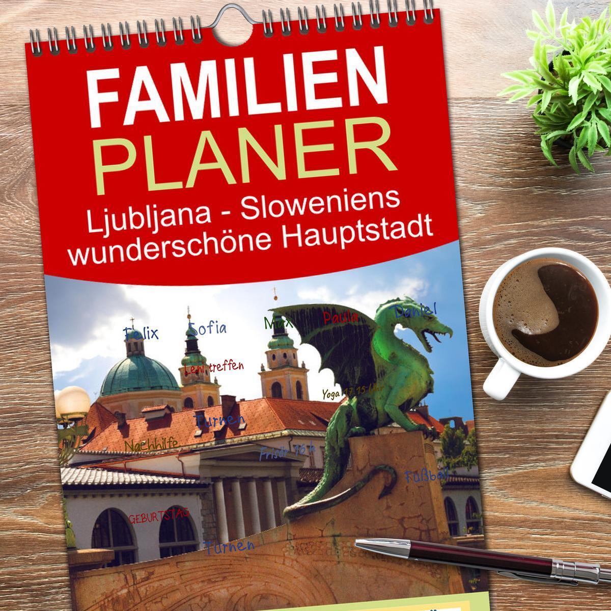 Bild: 9783457090411 | Familienplaner 2025 - Ljubljana - Sloweniens wunderschöne...