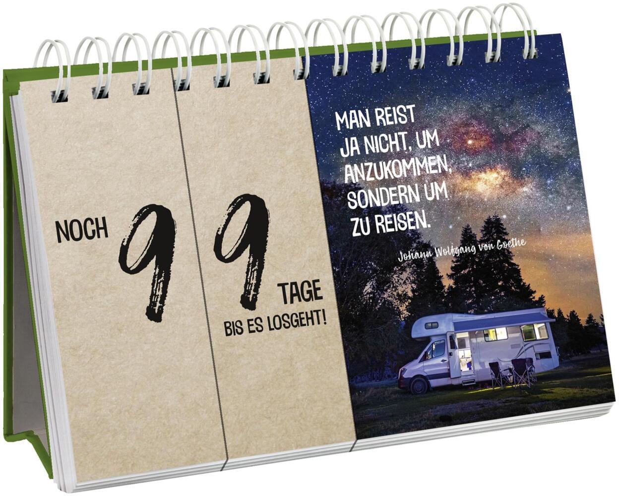 Bild: 9783848500291 | Mein Urlaubscountdown (Stil: Landkarte) | Groh Verlag | Taschenbuch