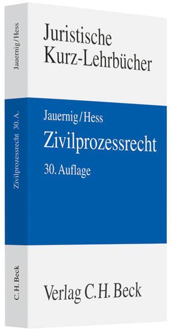 Cover: 9783406606809 | Zivilprozessrecht | Othmar Jauernig (u. a.) | Taschenbuch | XXVI