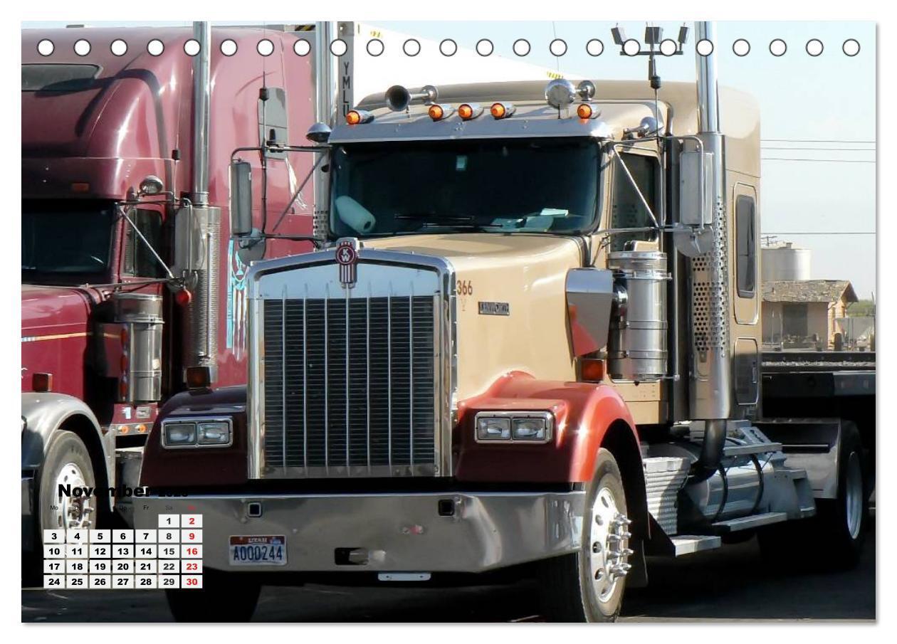 Bild: 9783435497881 | US-Trucks. Faszination Langhauber (Tischkalender 2025 DIN A5 quer),...