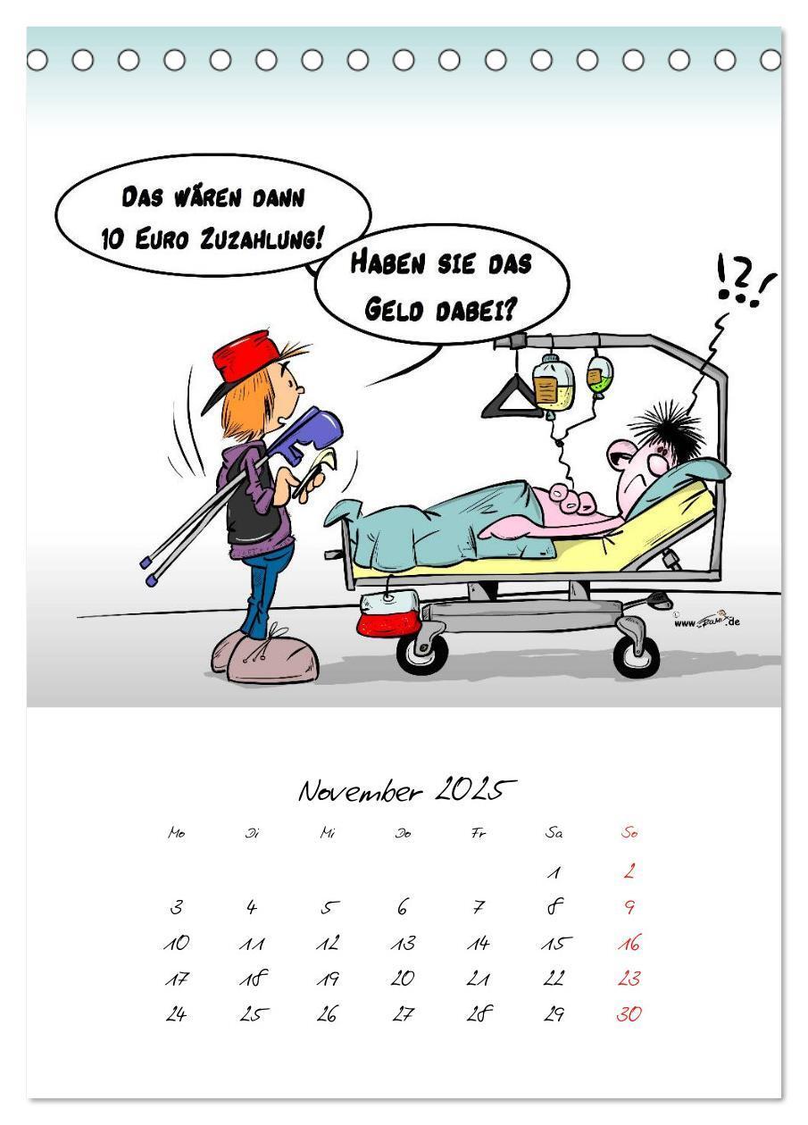 Bild: 9783457045312 | Trumix Cartoons - Gesundheit (Tischkalender 2025 DIN A5 hoch),...