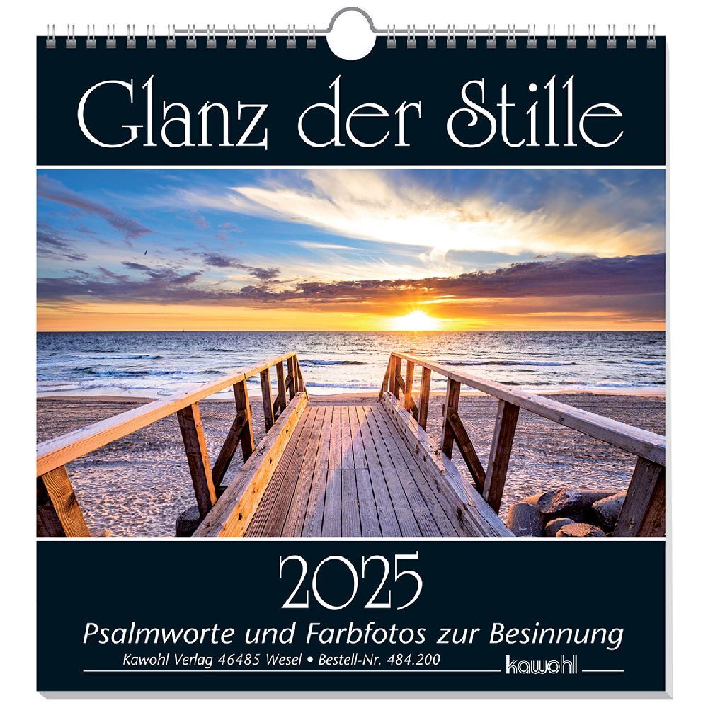 Cover: 9783754820056 | Glanz der Stille 2025 | Psalmworte und Farbfotos zur Besinnung | 14 S.