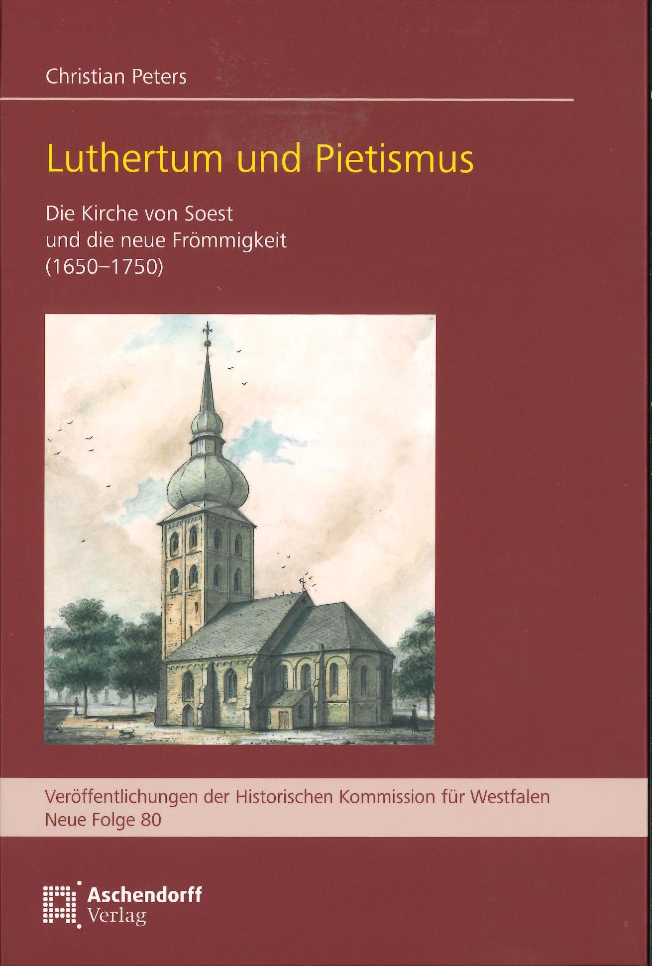 Cover: 9783402151471 | Luthertum und Pietismus | Christian Peters | Buch | 972 S. | Deutsch