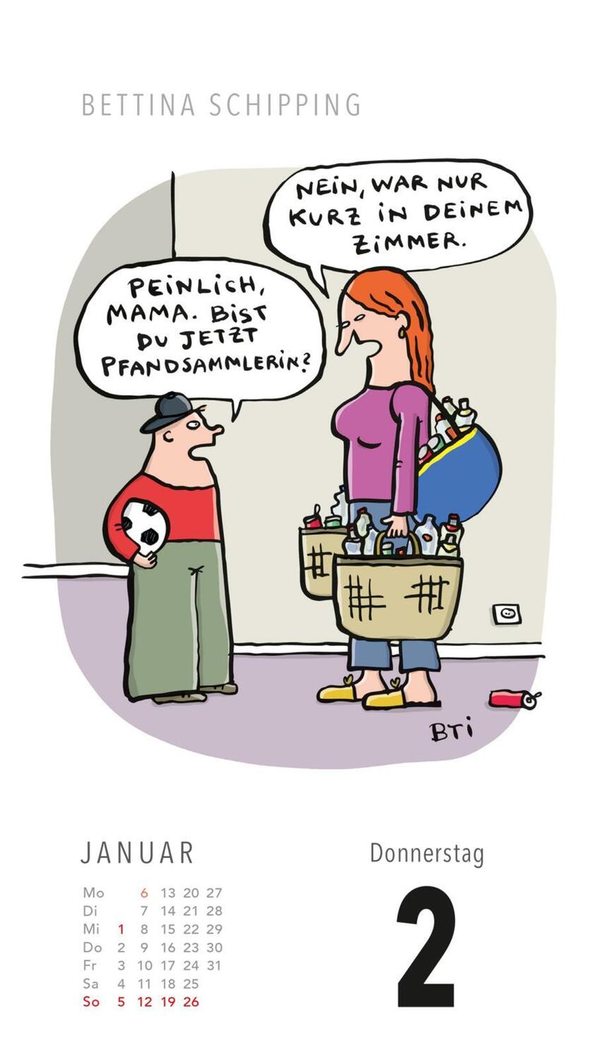 Bild: 9783830321361 | Fiese Bilder Cartoons für jeden Tag 2025: Tageskalender | Diverse