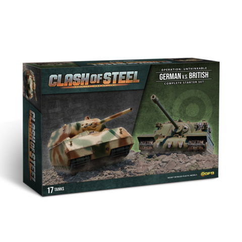 Cover: 9420020260153 | Clash of Steel Starter: German vs British | Gale Force Nine Modelling