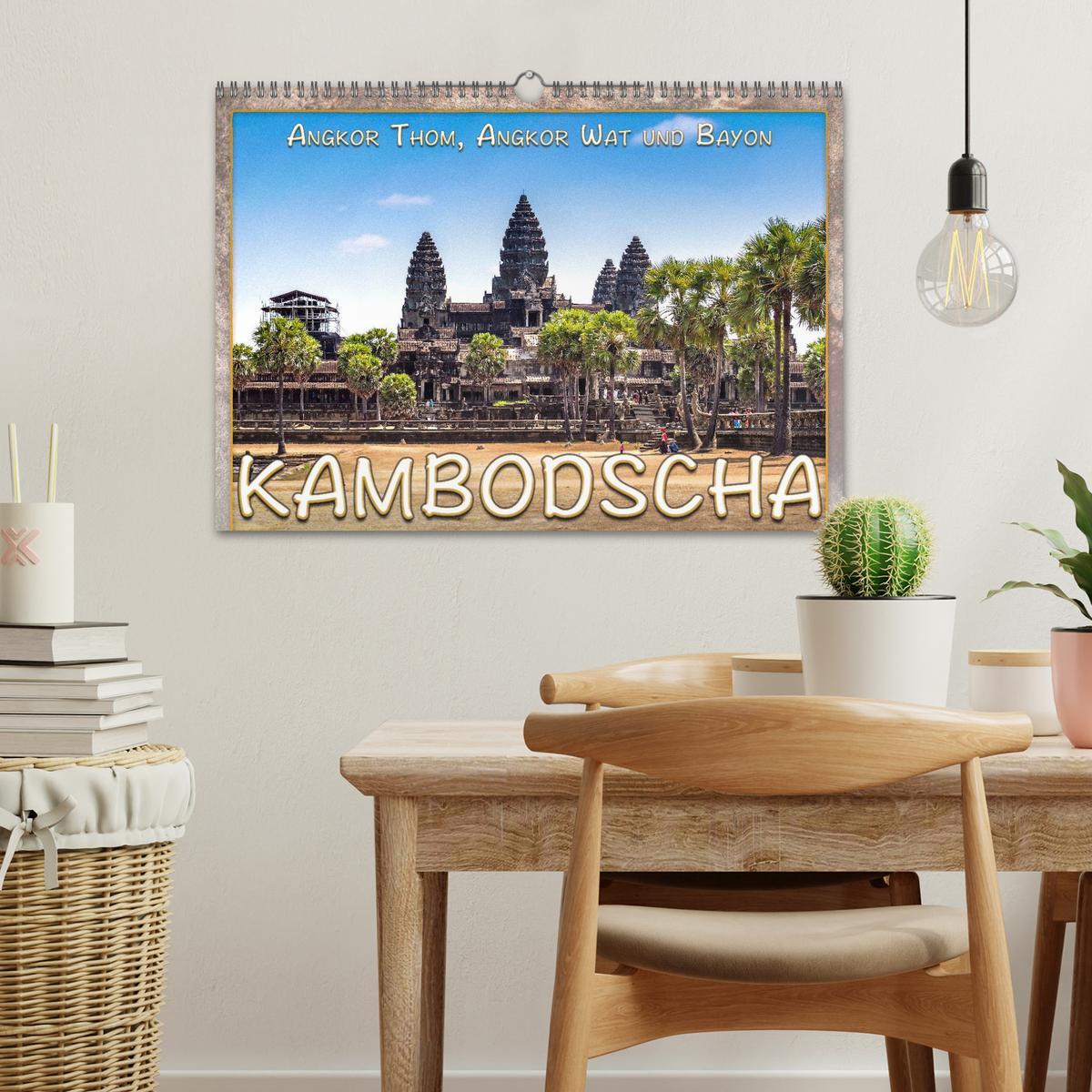 Bild: 9783435471485 | Kambodscha, Angkor Thom, Angkor Wat und Bayon (Wandkalender 2025...