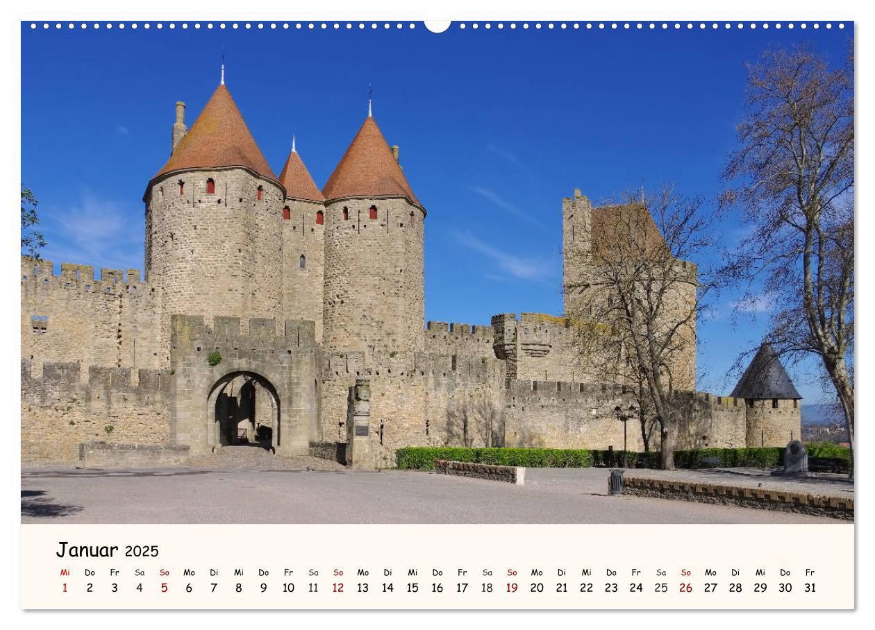 Bild: 9783435455249 | Cite von Carcassonne - Zeitreise ins Mittelalter (Wandkalender 2025...