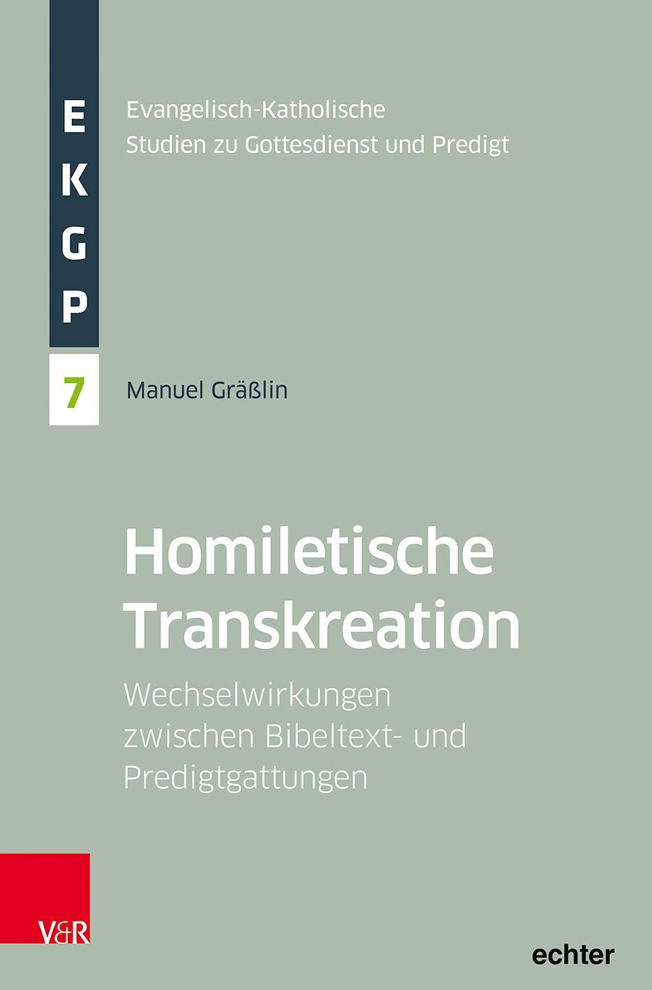 Cover: 9783525500484 | Homiletische Transkreation | Manuel Gräßlin | Taschenbuch | 403 S.