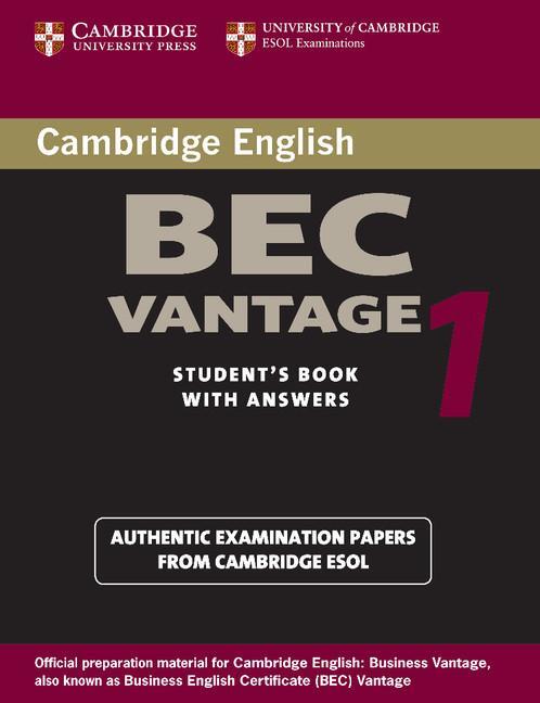 Cover: 9780521753043 | Cambridge Bec Vantage 1 | Examinatio (u. a.) | Taschenbuch | Paperback