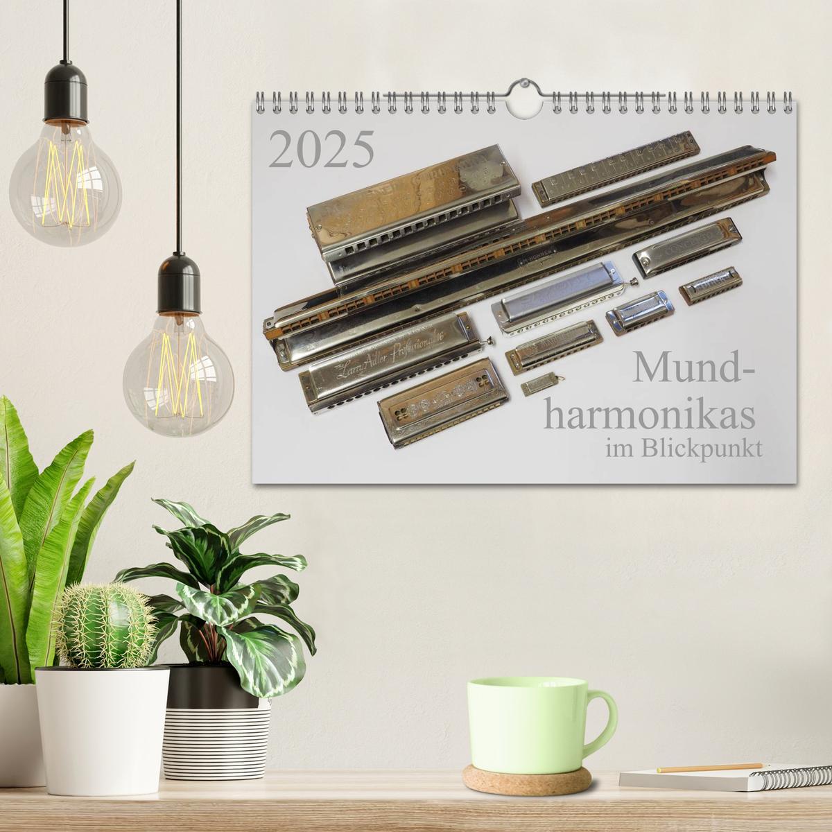 Bild: 9783435491490 | Mundharmonikas im Blickpunkt (Wandkalender 2025 DIN A4 quer),...