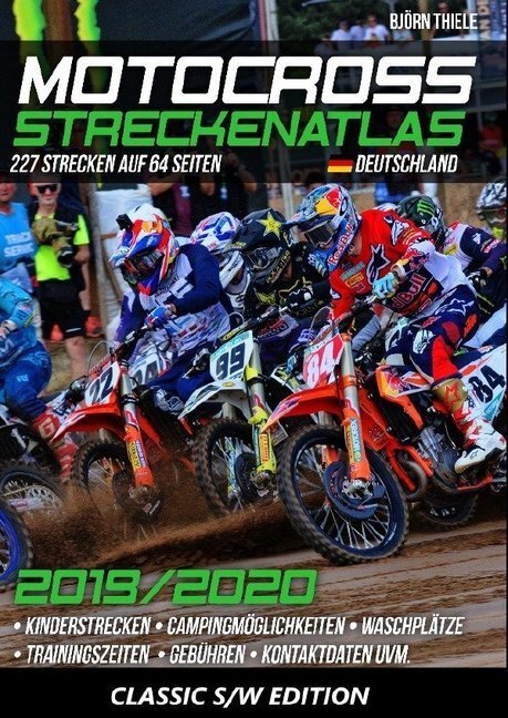 Cover: 9783748545989 | MX Streckenatlas Deutschland 2019/2020 | Björn Thiele | Taschenbuch