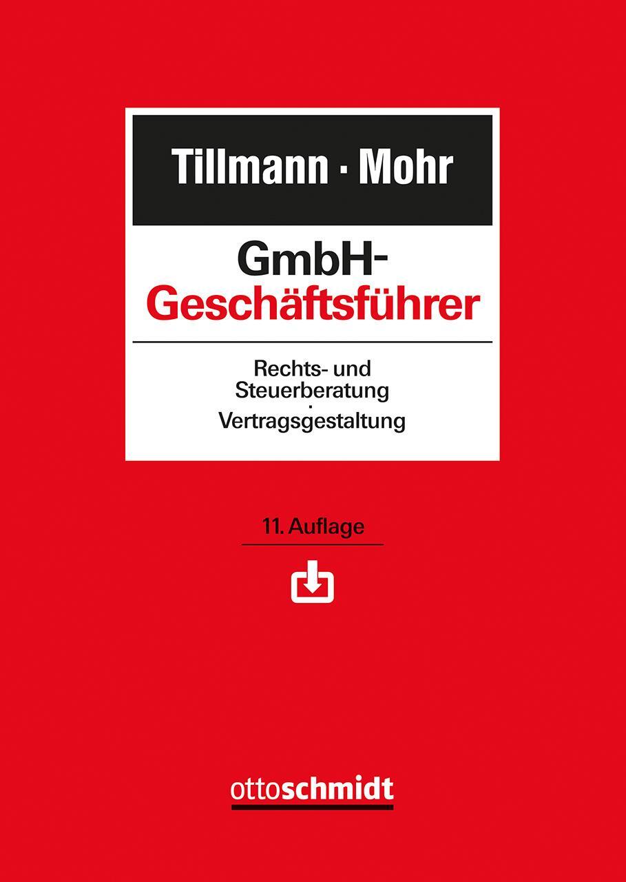 Cover: 9783504321819 | GmbH-Geschäftsführer | Rechts- und Steuerberatung, Vertragsgestaltung.