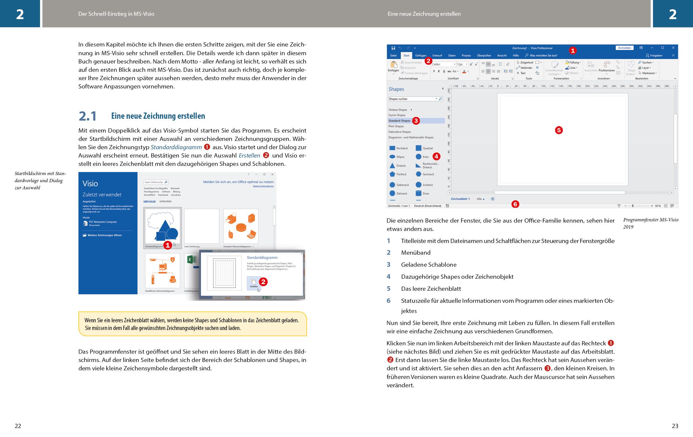 Bild: 9783832803506 | Visio 2019, 2016 und 2013 | Mammel Holger | Taschenbuch | 288 S.