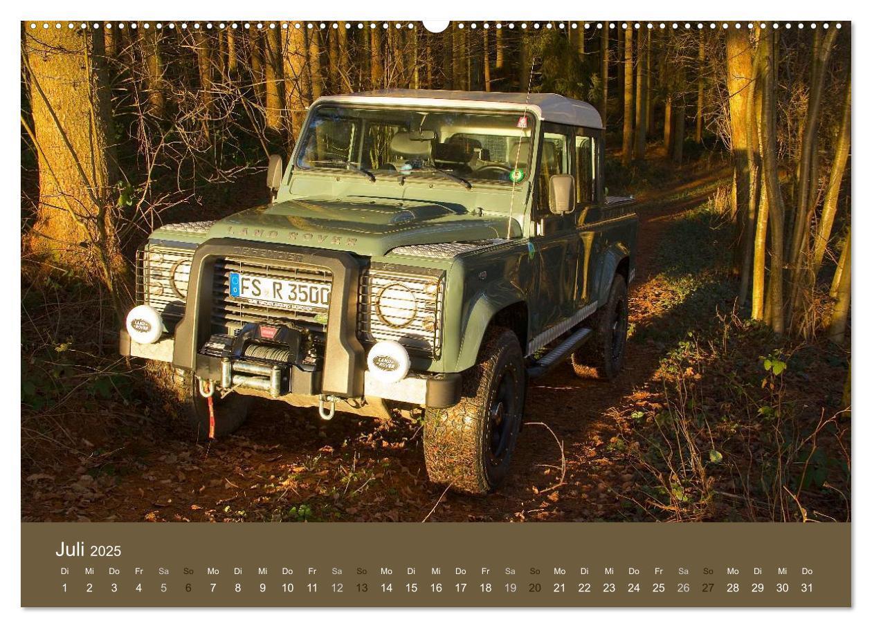 Bild: 9783435505555 | Defender für's Grobe (Wandkalender 2025 DIN A2 quer), CALVENDO...