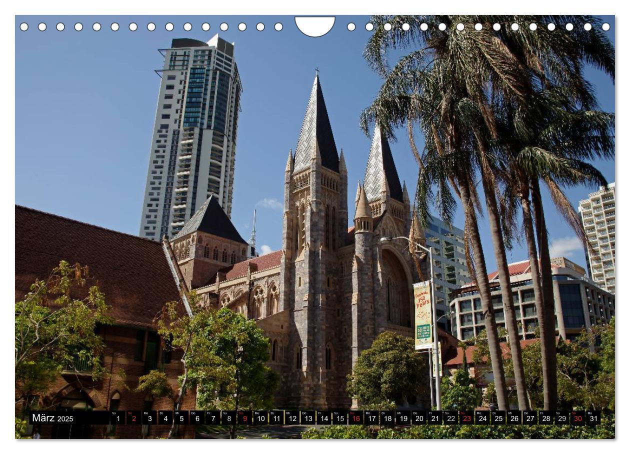 Bild: 9783435715602 | Brisbane (Wandkalender 2025 DIN A4 quer), CALVENDO Monatskalender