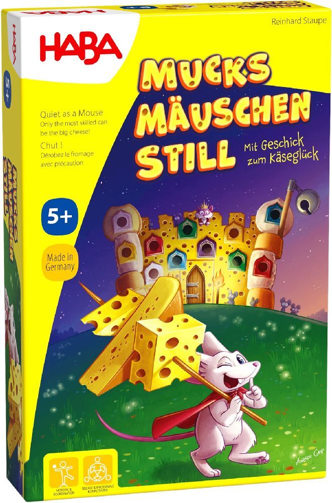 Cover: 4010168264479 | Mucksmäuschenstill | Spiel | Papp-Deckel und Papp-Boden | 1307010001