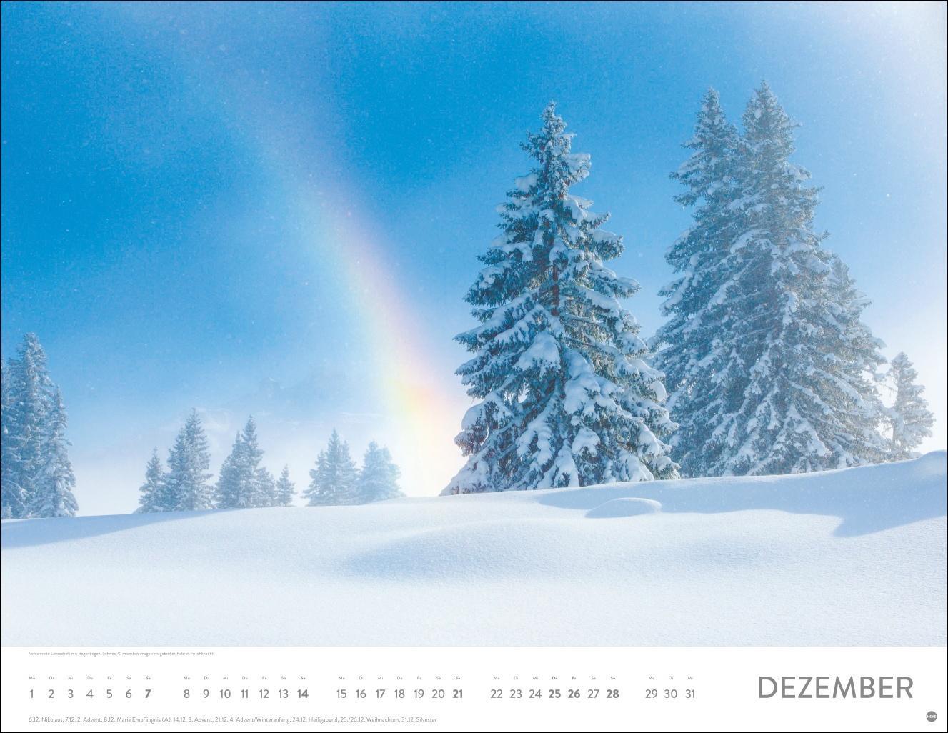 Bild: 9783756405138 | Regenbogen Posterkalender 2025 | Kalender | Spiralbindung | 14 S.