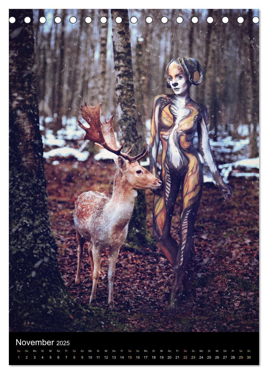 Bild: 9783435913473 | Bodypainting Adventures - Farbe auf nackter Haut (Tischkalender...