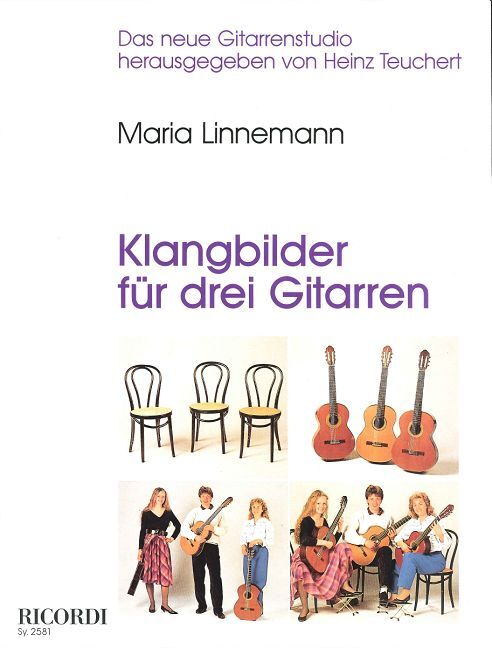 Cover: 9790204225811 | Klangbilder für 3 Gitarren | Maria Linnemann | Buch | Ricordi Berlin