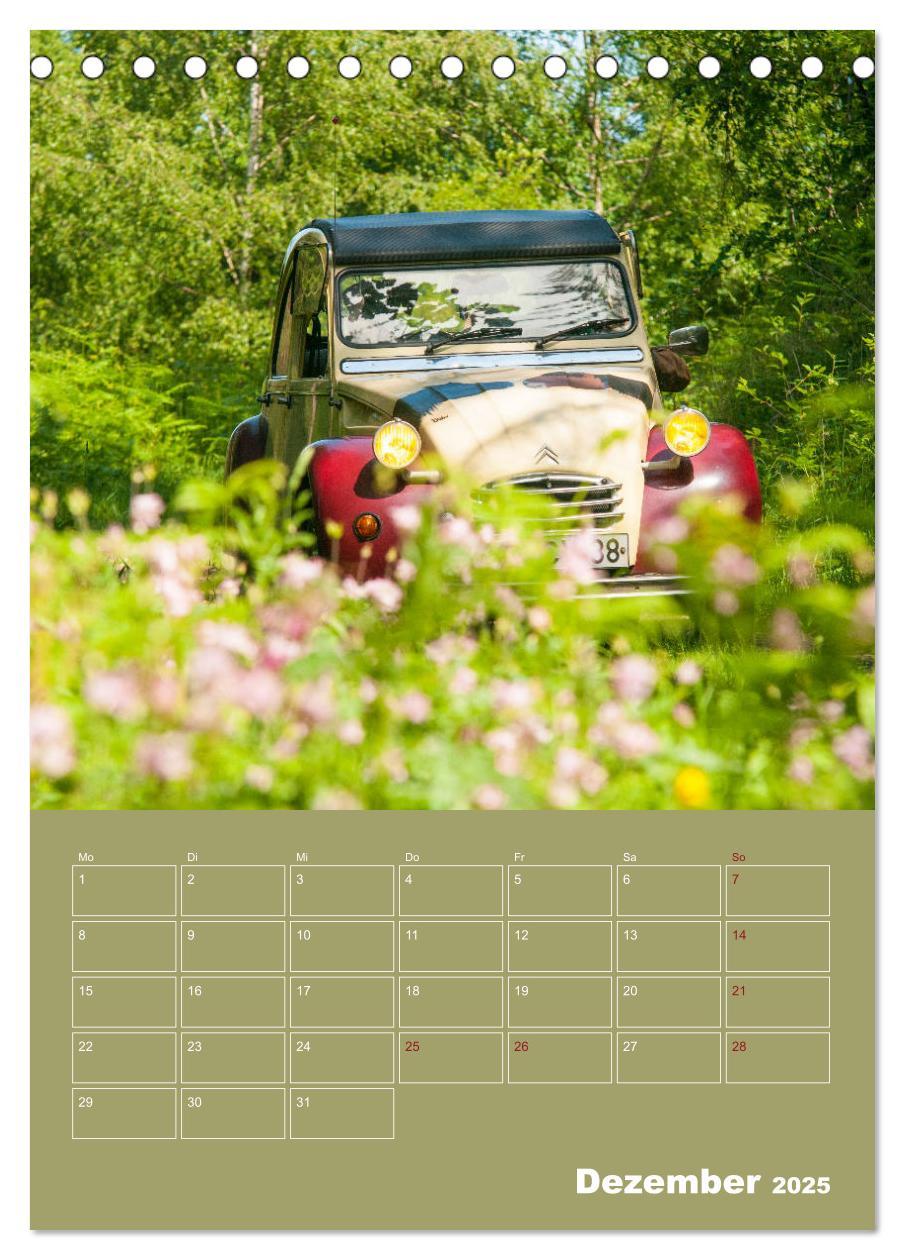 Bild: 9783435940752 | Citroën 2 CV ¿ Flower Power (Tischkalender 2025 DIN A5 hoch),...