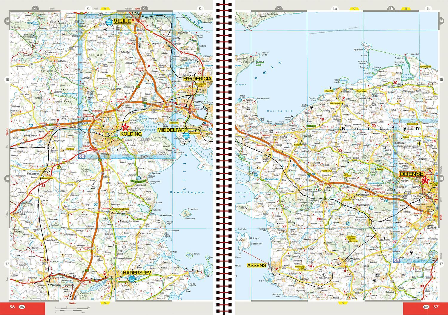 Bild: 9783575016591 | MARCO POLO Reiseatlas Dänemark 1:200.000 | mit Europa 1:4,5 Mio.