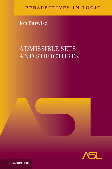 Cover: 9781107168336 | Admissible Sets and Structures | Jon Barwise | Buch | Englisch | 2017