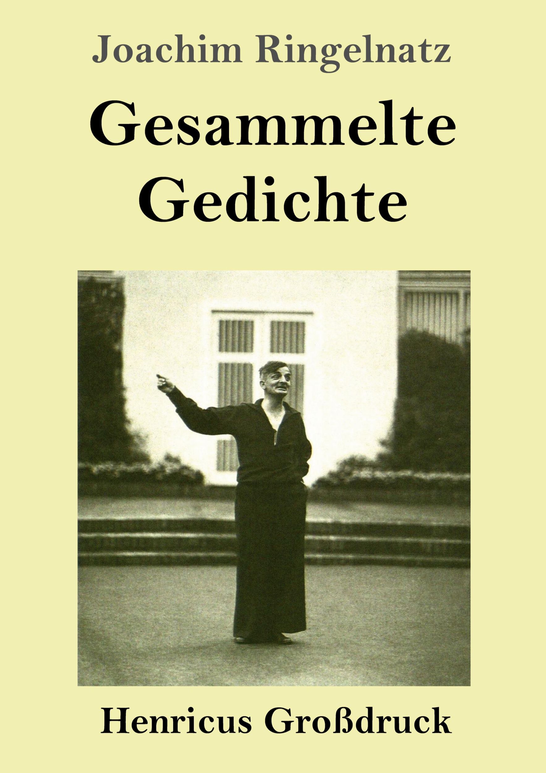 Cover: 9783847838258 | Gesammelte Gedichte (Großdruck) | Joachim Ringelnatz | Taschenbuch