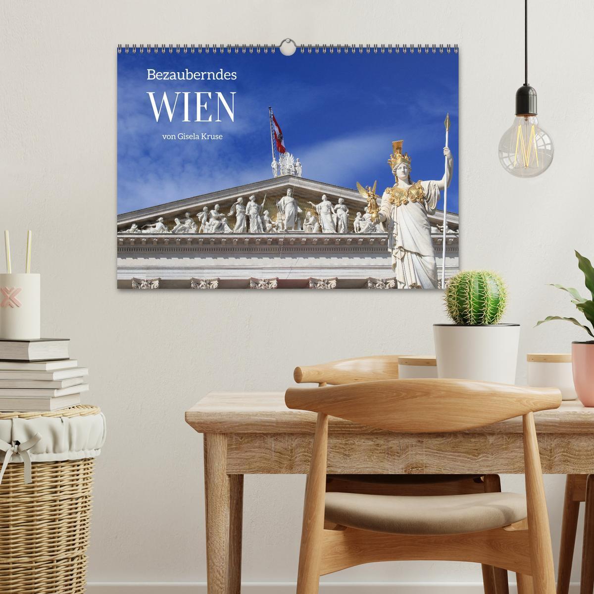 Bild: 9783457219799 | Bezauberndes Wien (Wandkalender 2025 DIN A3 quer), CALVENDO...