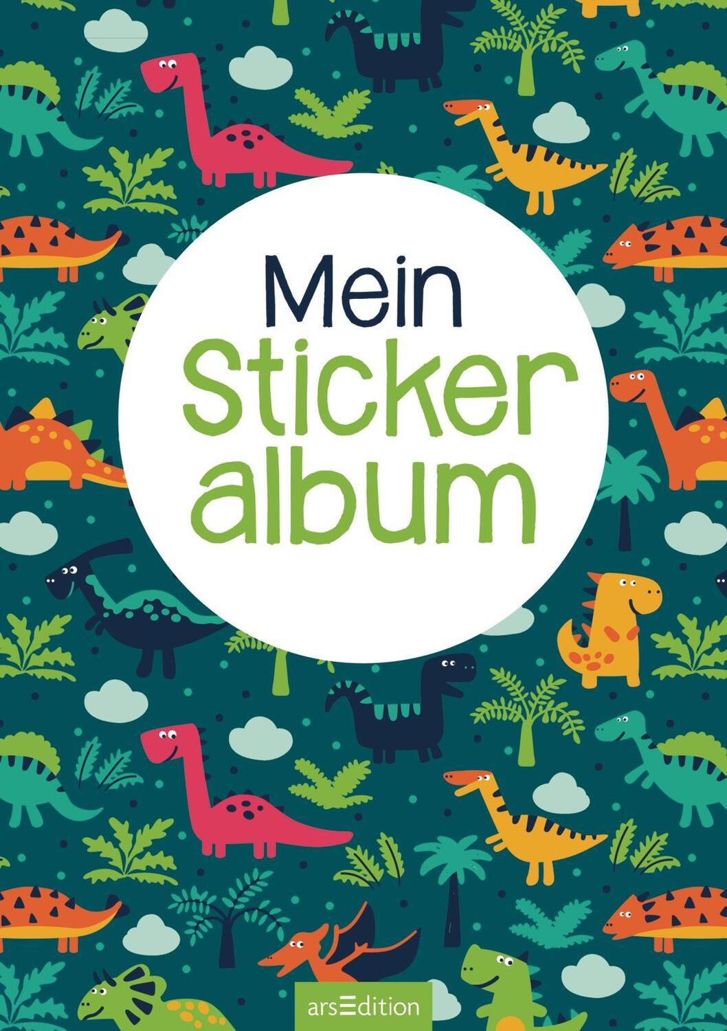 Bild: 4014489125440 | Mein Stickeralbum - Dinos | Stück | Softcover | 24 S. | Deutsch | 2021